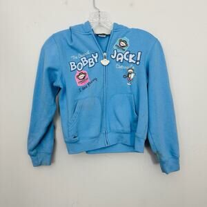 Bobby By Bobby Jack Y2K Blue Full Zip Jacket Girls Size M